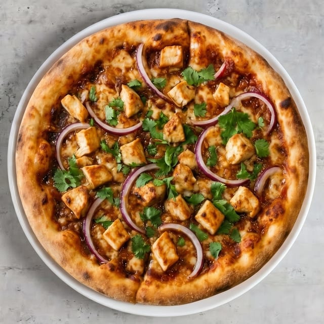 BBQ Chicken Pizza.